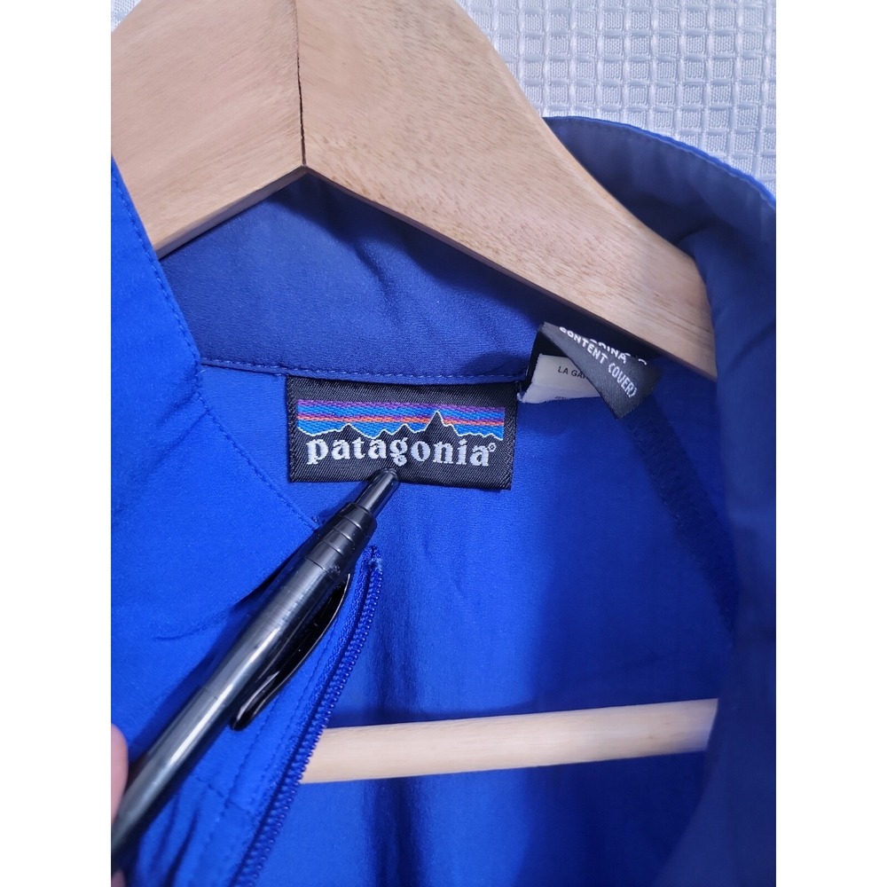 VTG Patagonia Blue Windbreaker Jacket Women's size MEDIUM - Picture 7 of 9